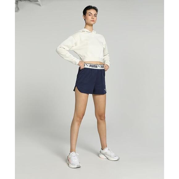 PUMA Strong Power Fleece Women's Cropped Hoodie Size Small (B90129) - Picture 2 of 9